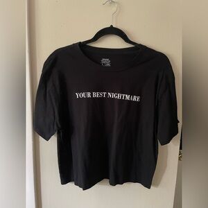 “Your best nightmare” graphic tee